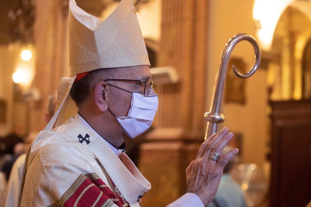 El cardenal Omella, en un momento de la misa de la Mercè El cardenal Omella, en un momento de la misa de la Mercè