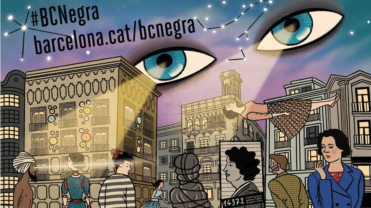 Fragmento del cartel de BCNegra. Fragmento del cartel de BCNegra.