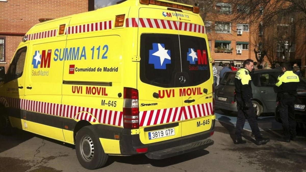 Una ambulancia del Samur, en Madrid. Una ambulancia del Samur, en Madrid.