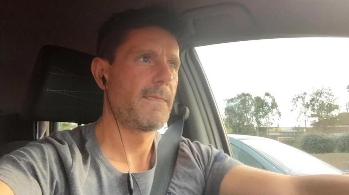 Francisco Gómez Manzanares en un ’selfie’ que mandó a una de sus víctimas mientras conducía. Francisco Gómez Manzanares en un ’selfie’ que mandó a una de sus víctimas mientras conducía.