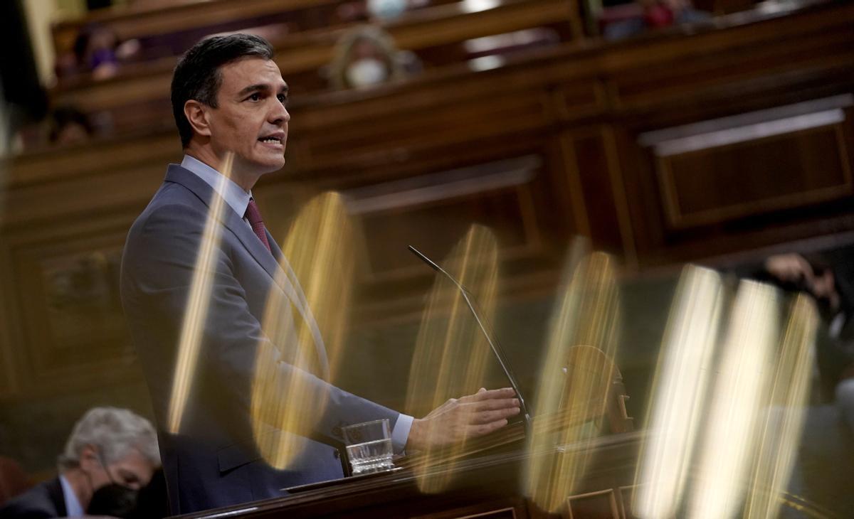 Sánchez, el pasado 28 de diciembre, en el Congreso de los Diputados.