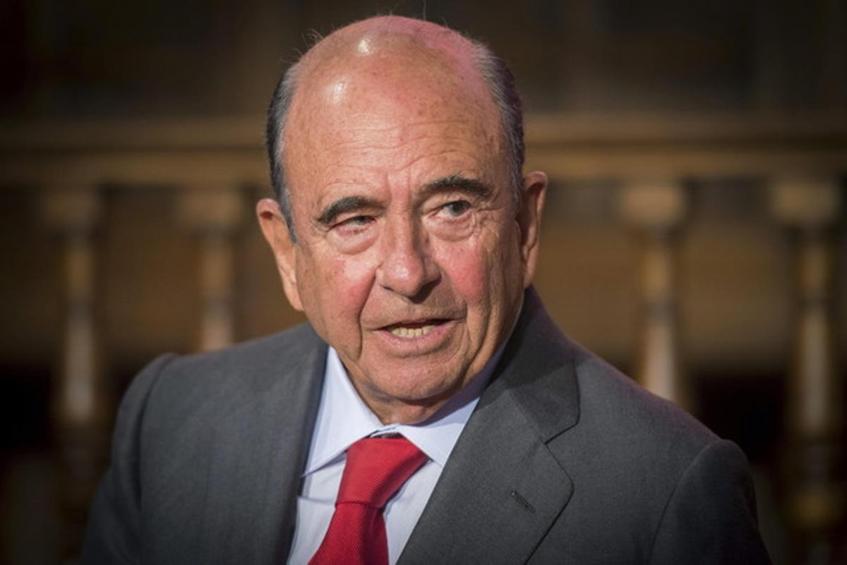 Emilio Botín, en la junta de accionistas de la entidad, el pasado 16 de mayo en Madrid.