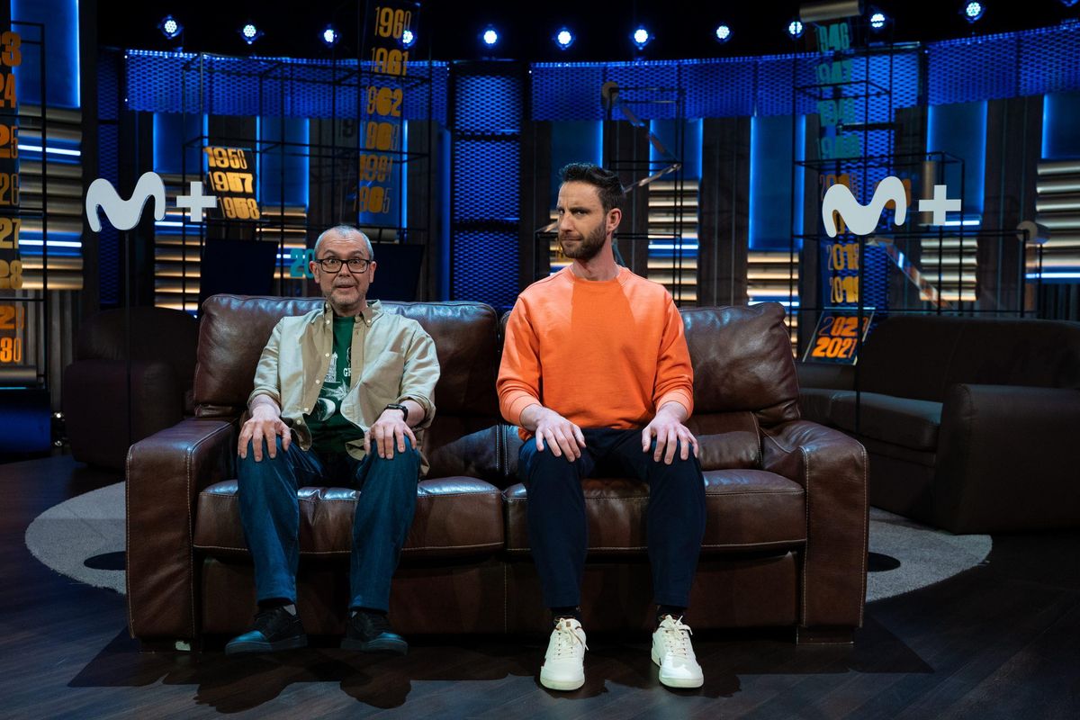Dani Rovira y Arturo González-Campos en el plató de ’Mi año favorito’ Dani Rovira y Arturo González-Campos en el plató de ’Mi año favorito’