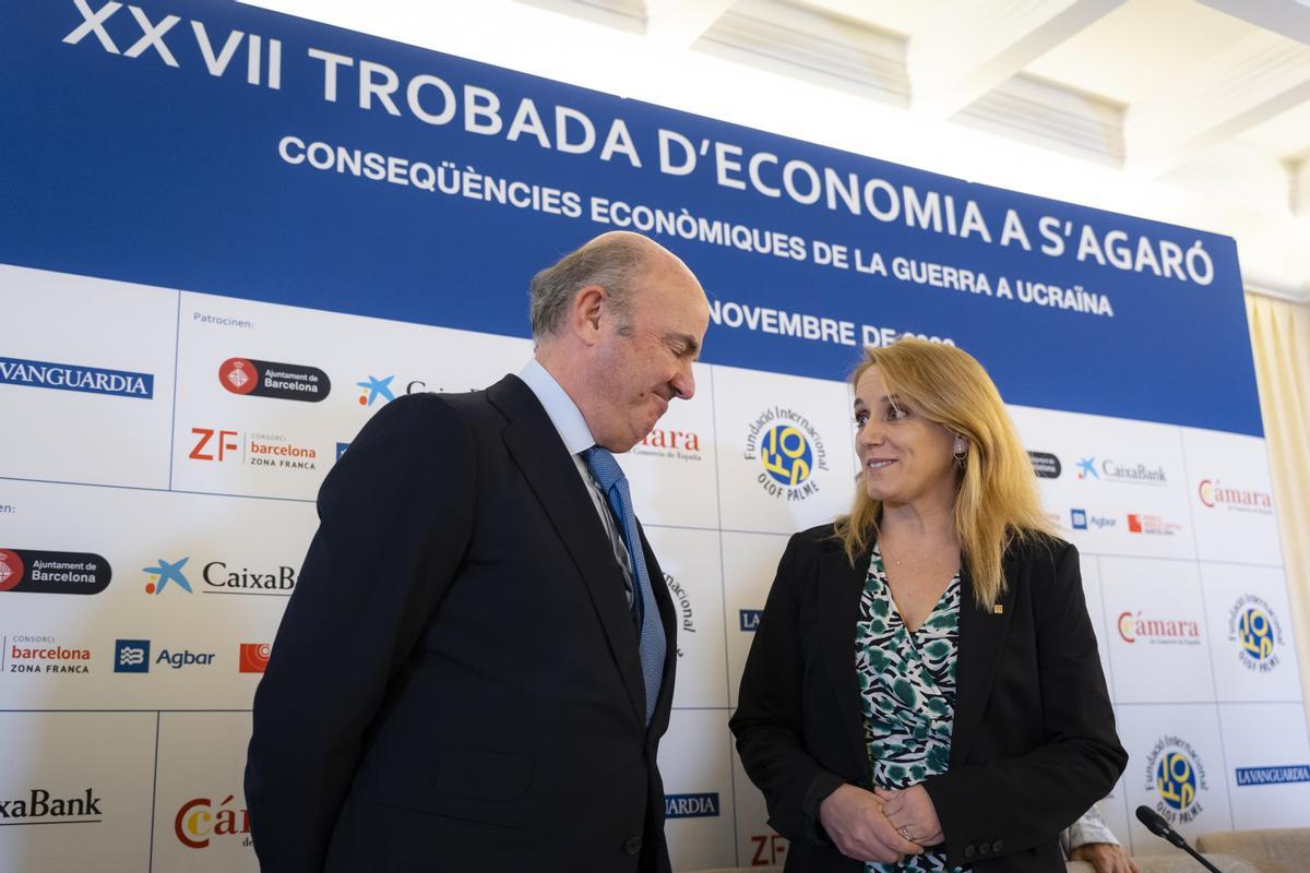 La consellera de Economia reclama ante Guindos una ficha bancaria para el ICF La consellera de Economia reclama ante Guindos una ficha bancaria para el ICF
