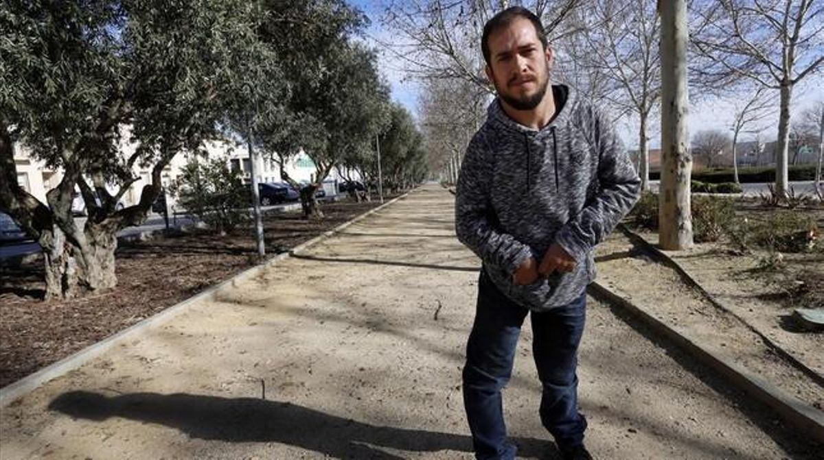 Juan Manuel Montilla, El Langui, en un parque cercano a su casa, en San Martín de la Vega (Madrid). Juan Manuel Montilla, El Langui, en un parque cercano a su casa, en San Martín de la Vega (Madrid).