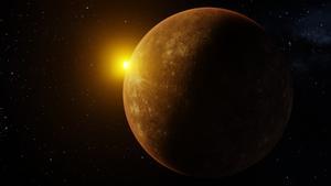 El planeta Mercurio, visible a simple vista cuando se ponga el Sol