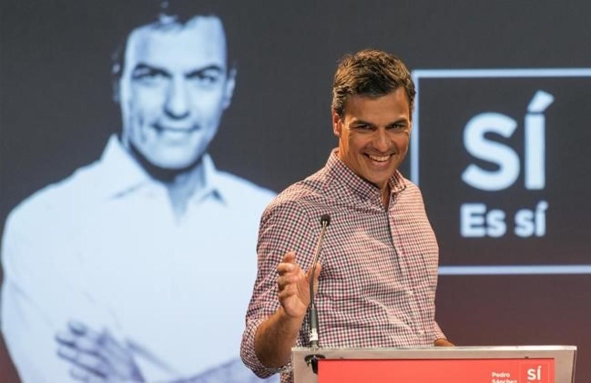 Pedro Sánchez, durante un acto celebrado en Palma el pasado mes de abril. Pedro Sánchez, durante un acto celebrado en Palma el pasado mes de abril.