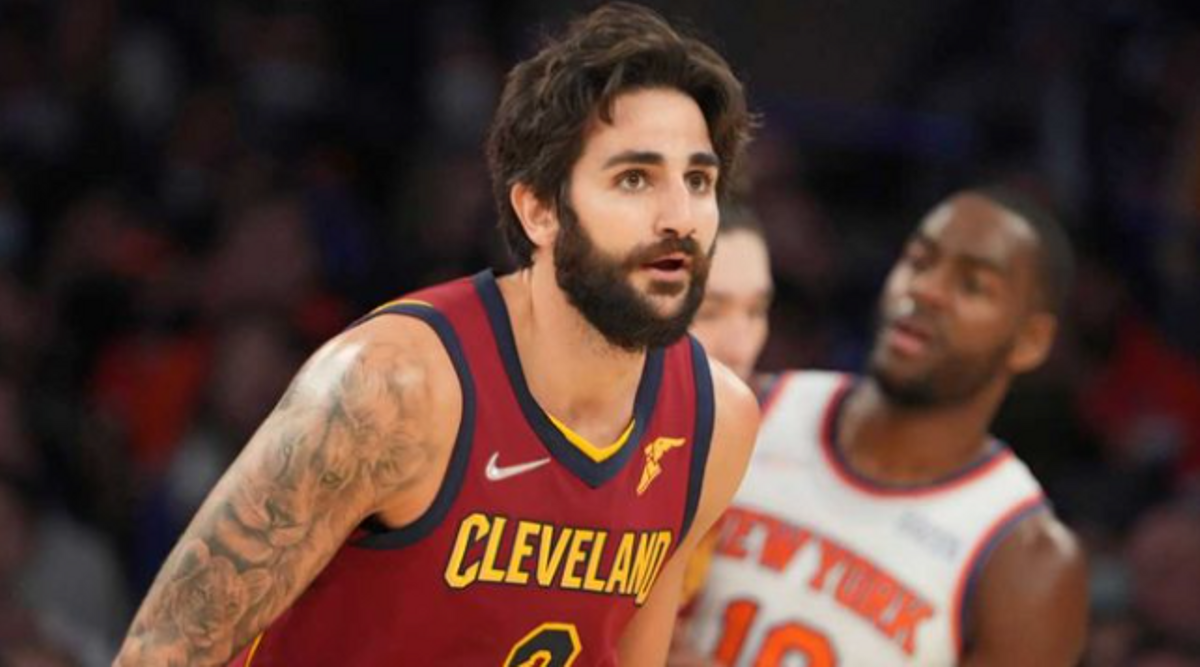 Ricky, en un momento del partido ante los Knicks Ricky, en un momento del partido ante los Knicks