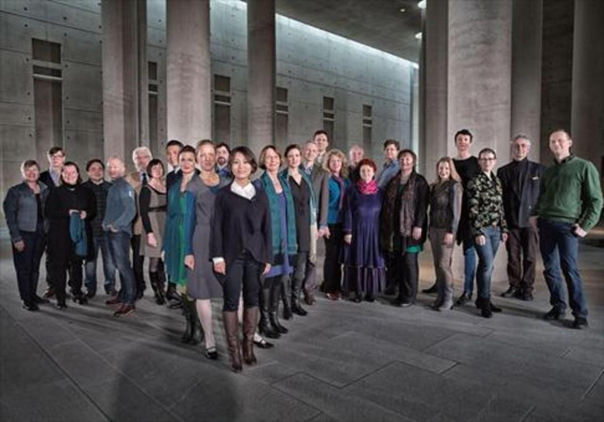Los miembros de la coral RIAS Kammerchor. Los miembros de la coral RIAS Kammerchor.