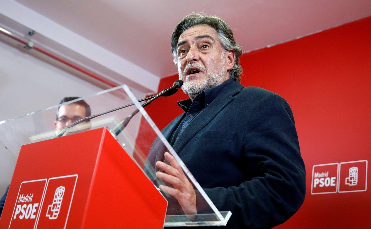 Pepu Hernández, candidato del PSOE a la Alcaldía de Madrid. 