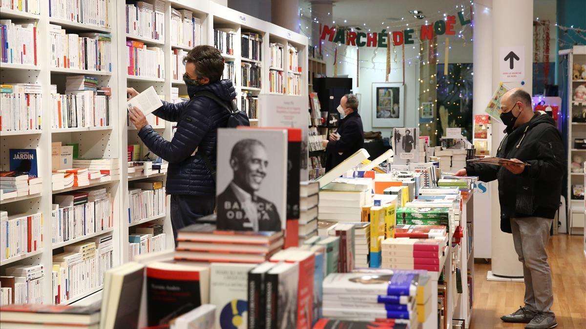 La librería Jaimes de Barcelona, el pasado 21 de diciembre. 