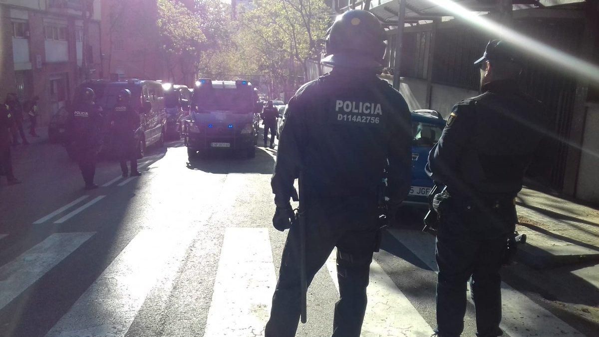 Imagen facilitada por los Mossos de la operación. Imagen facilitada por los Mossos de la operación.