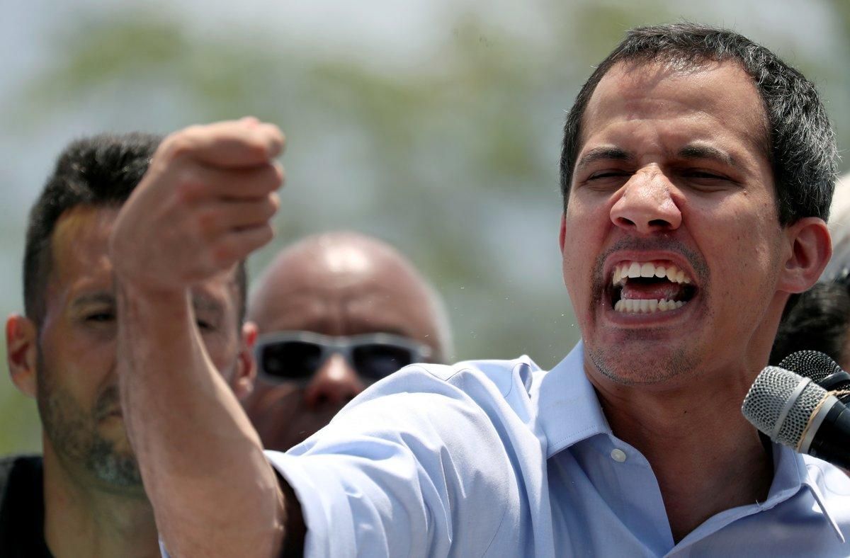 Juan Guaidó, el autoproclamado presidente interino de Venezuela. Juan Guaidó, el autoproclamado presidente interino de Venezuela.