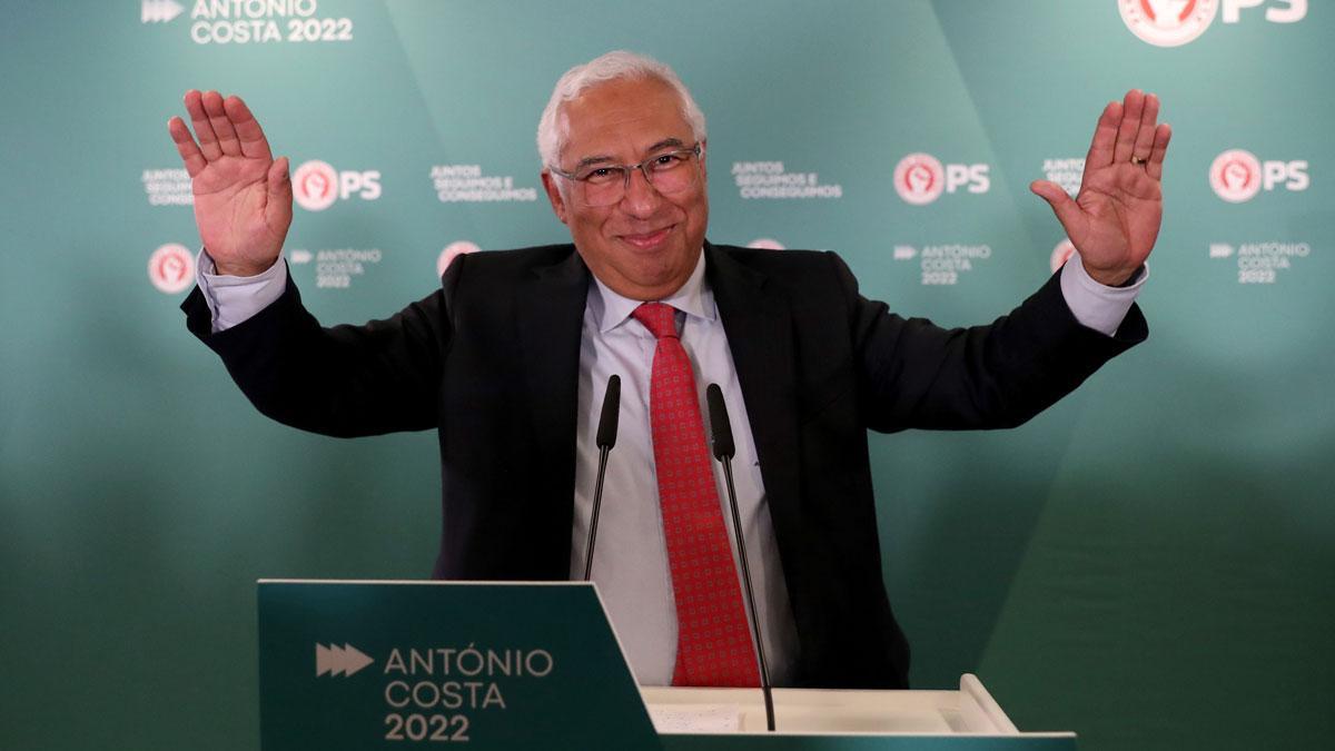 El socialista Antonio Costa logra una histórica mayoría absoluta en Portugal.