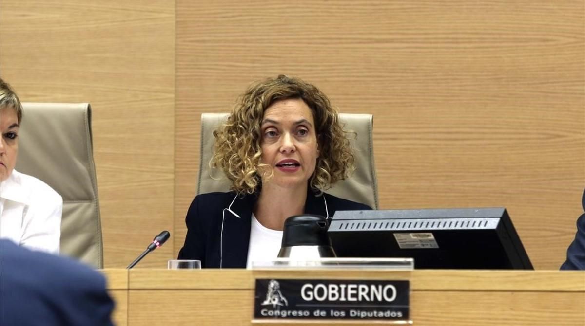 Meritxell Batet, ministra de Política Territorial, en el Congreso de los Diputados. Meritxell Batet, ministra de Política Territorial, en el Congreso de los Diputados.