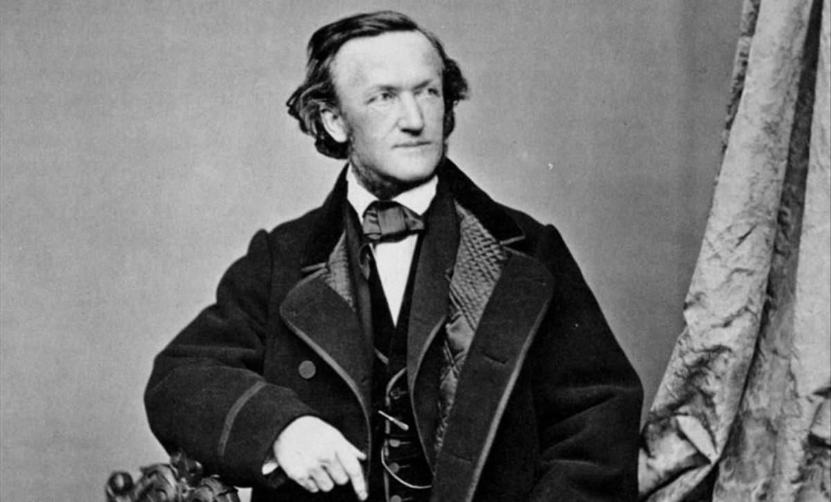 Retrato del compositor Richard Wagner. Retrato del compositor Richard Wagner.