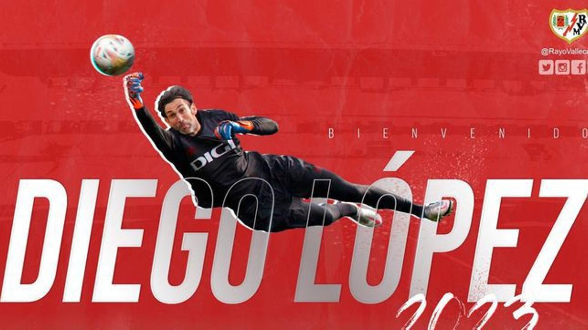 Diego López fitxa pel Rayo Vallecano