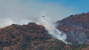 Un nuevo incendio en Sierra Bermeja obliga a desalojar más pueblos.