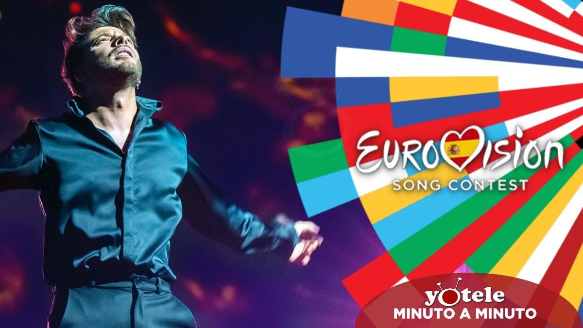 Blas Cantó en el escenario de Eurovisión 2021 Blas Cantó en el escenario de Eurovisión 2021