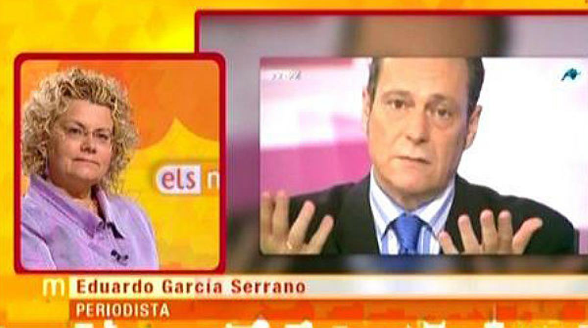 El periodista Eduardo García llama puerca y zorra a la ’consellera’ de Salut Marina Geli, el 3 de junio del 2010, en Intereconomía