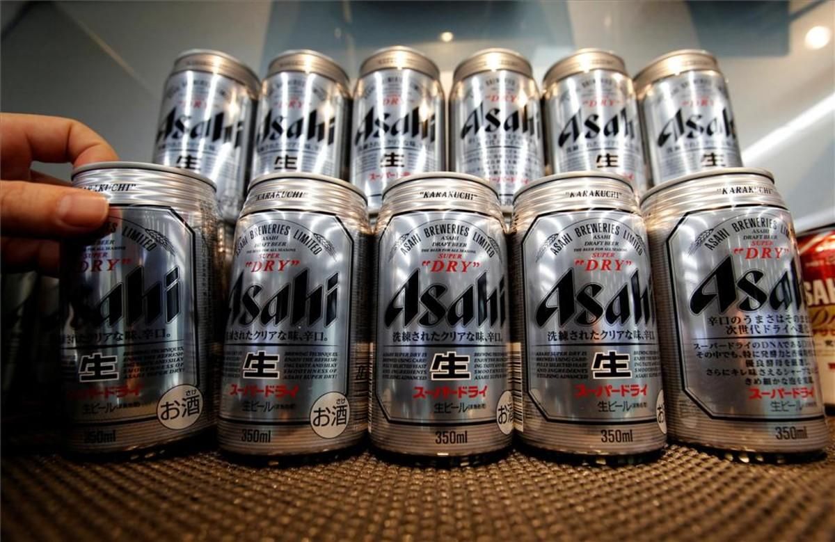 Cervezas Asahi. Cervezas Asahi.