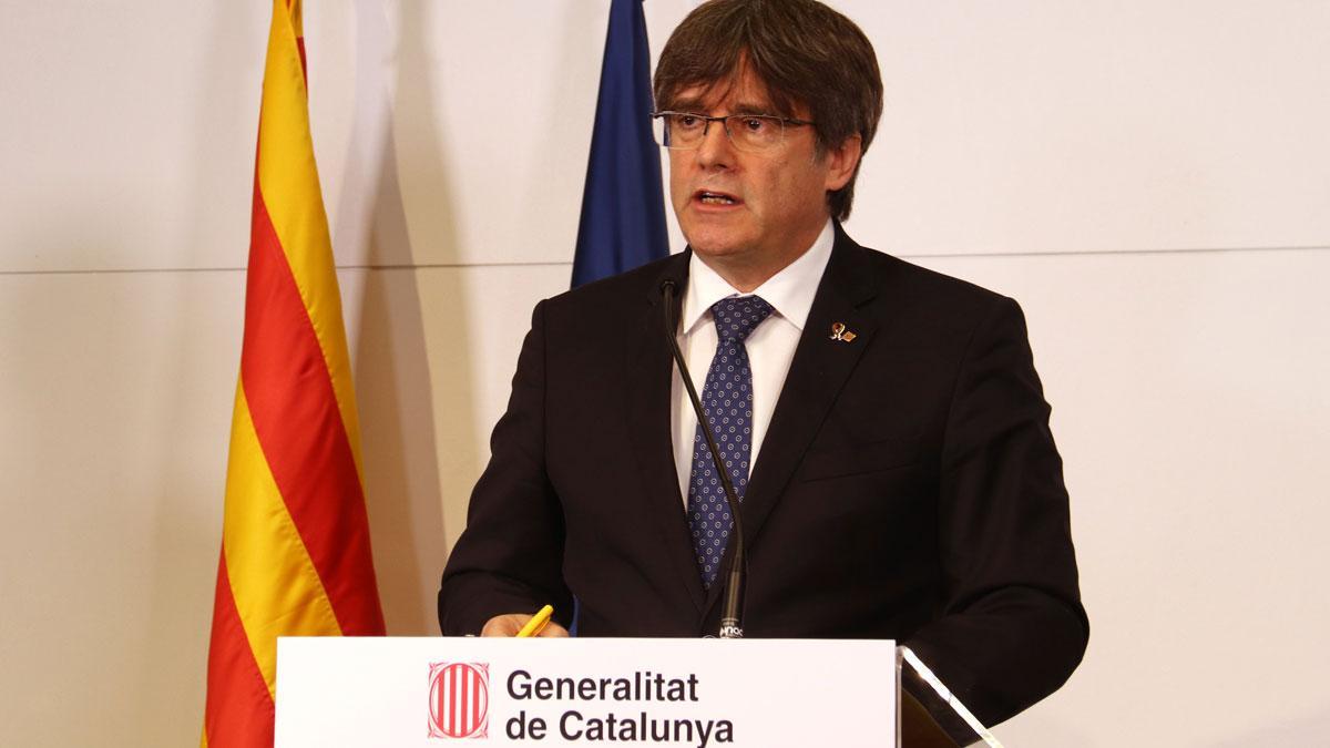 Puigdemont: Todos los presidentes de la Generalitat han sido inhabilitados o destituidos.