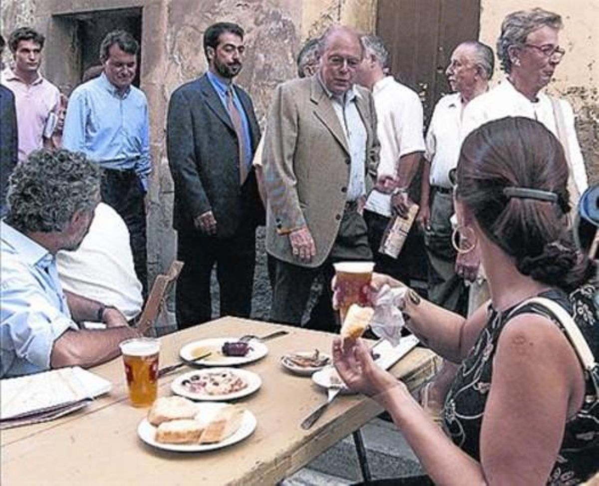 Imágenes de Jordi Pujol, recibiendo el calor popular entre 1997 y el 2010 Imágenes de Jordi Pujol, recibiendo el calor popular entre 1997 y el 2010