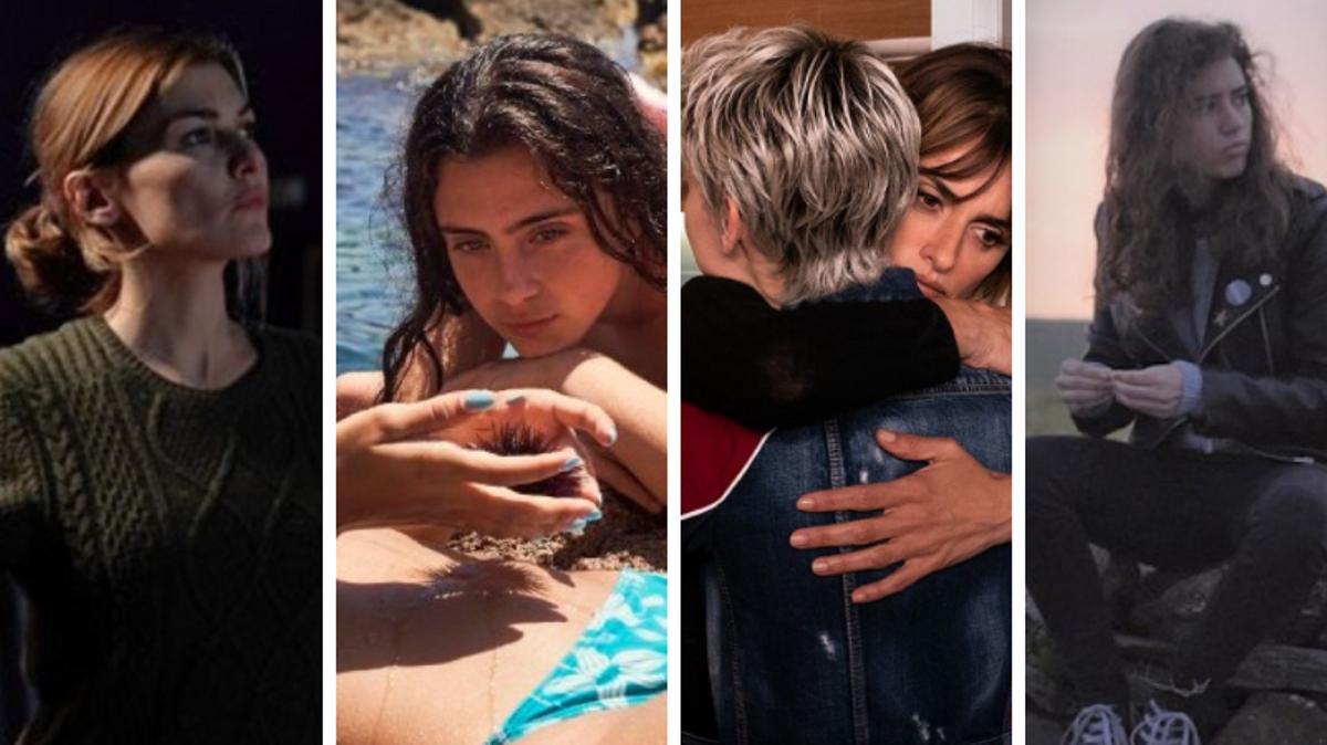 Imágenes de ’Tres’, ’Libertad’, ’Madres paralelas’ y ’Quién lo impide’, cuatro de las películas más votadas