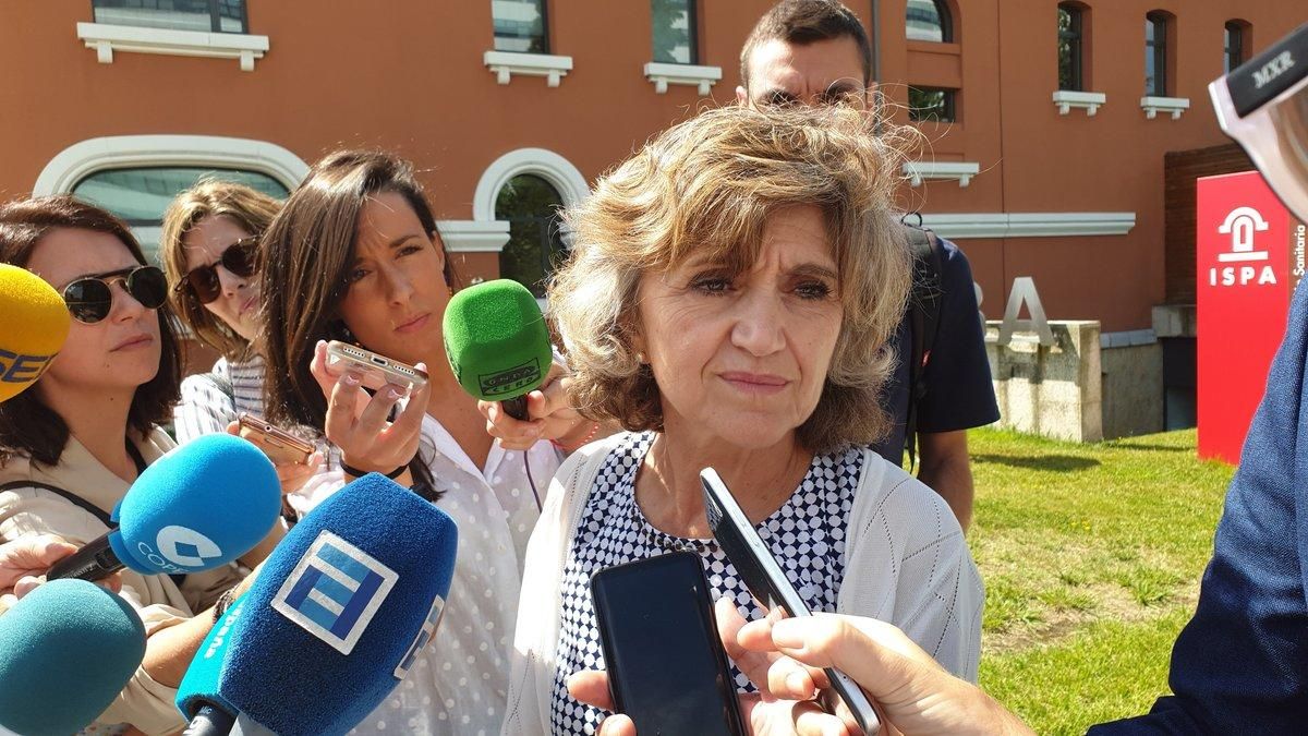 La ministra de Sanidad en funciones, María Luisa Carcedo. La ministra de Sanidad en funciones, María Luisa Carcedo.