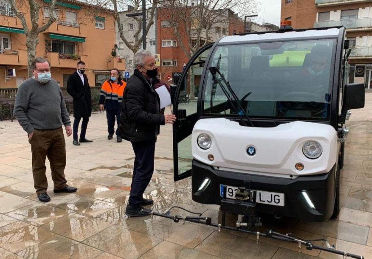 El alcalde de Parets, Francesc Juzgado, en la prueba de maquinaria de la semana pasada El alcalde de Parets, Francesc Juzgado, en la prueba de maquinaria de la semana pasada