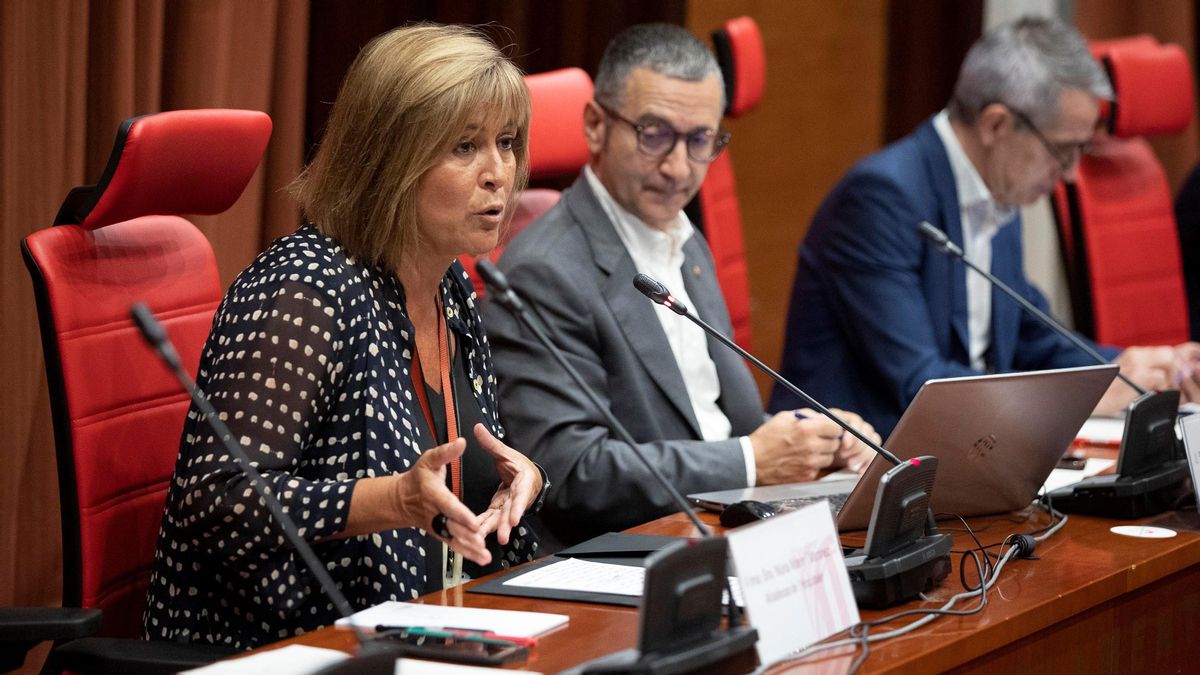 Comparecencia de Núria Marín, alcaldesa de L’Hospitalet, ante el Parlament. Comparecencia de Núria Marín, alcaldesa de L’Hospitalet, ante el Parlament.