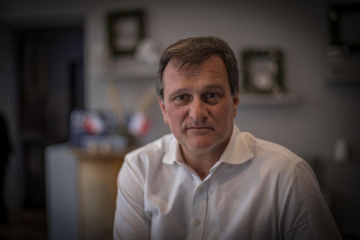 El alcalde de Perpinyà, Louis Aliot, durante la campaña electoral del año pasado. El alcalde de Perpinyà, Louis Aliot, durante la campaña electoral del año pasado.