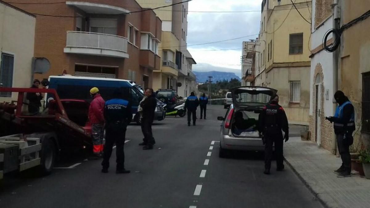 Operación de los Mossos en Amposta. Operación de los Mossos en Amposta.