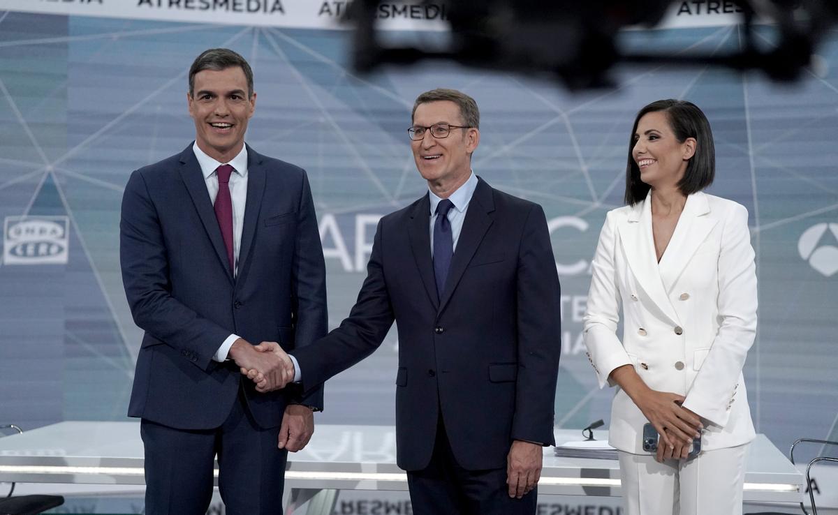 El Debate Electoral Pedro Sánchez Alberto Núñez Feijóo En Imágenes