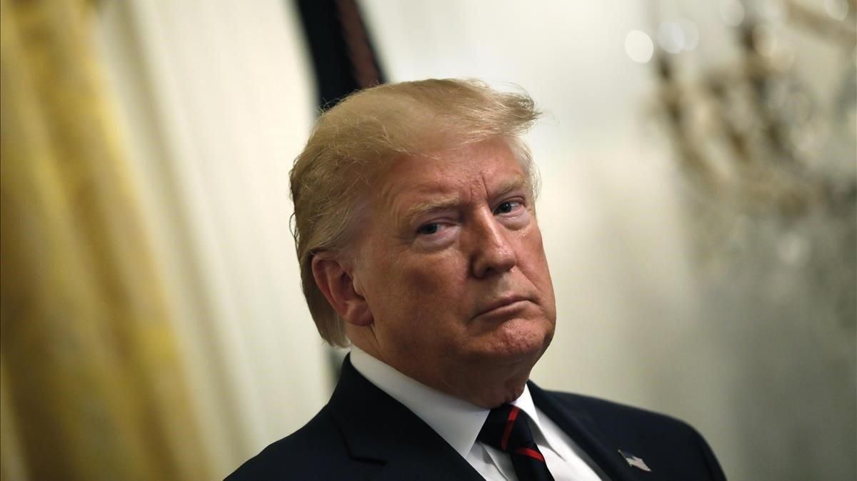 El presidente de EEUU, Donad Trump, en un acto en la Casa Blanca. El presidente de EEUU, Donad Trump, en un acto en la Casa Blanca.