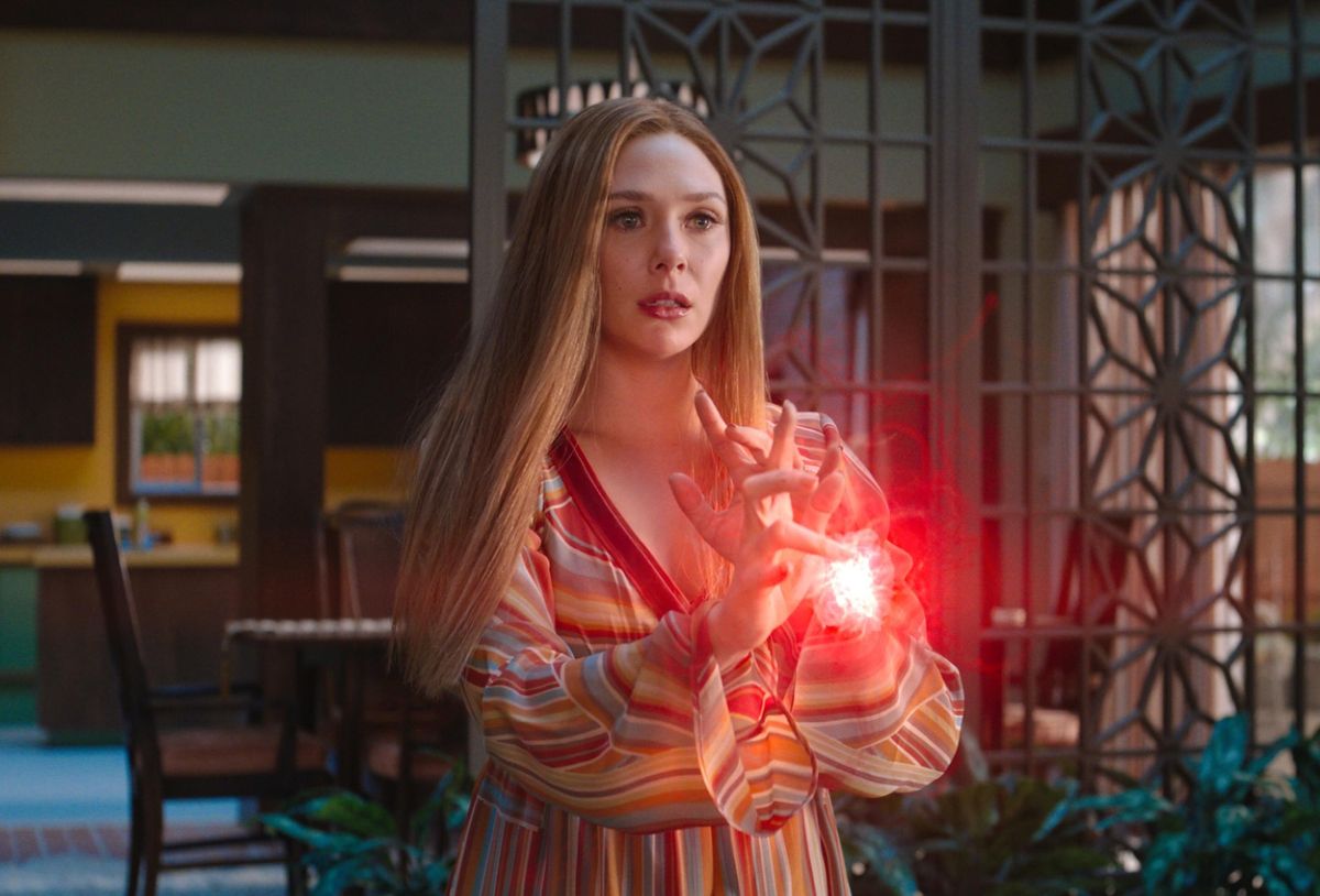 Elizabeth Olsen (Wanda Maximoff) en ’Bruja Escarlata y Visión’. Elizabeth Olsen (Wanda Maximoff) en ’Bruja Escarlata y Visión’.