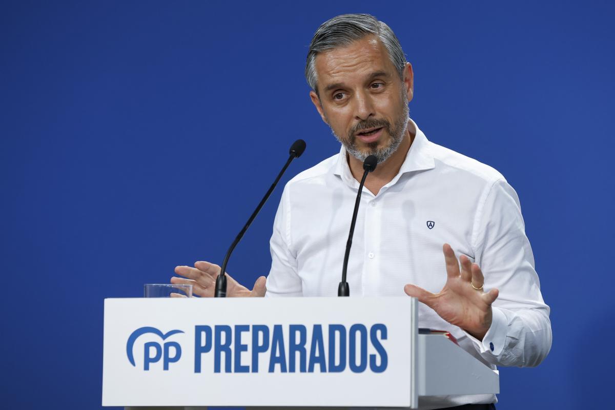 El vicesecretario de Economía del PP, Juan Bravo. 