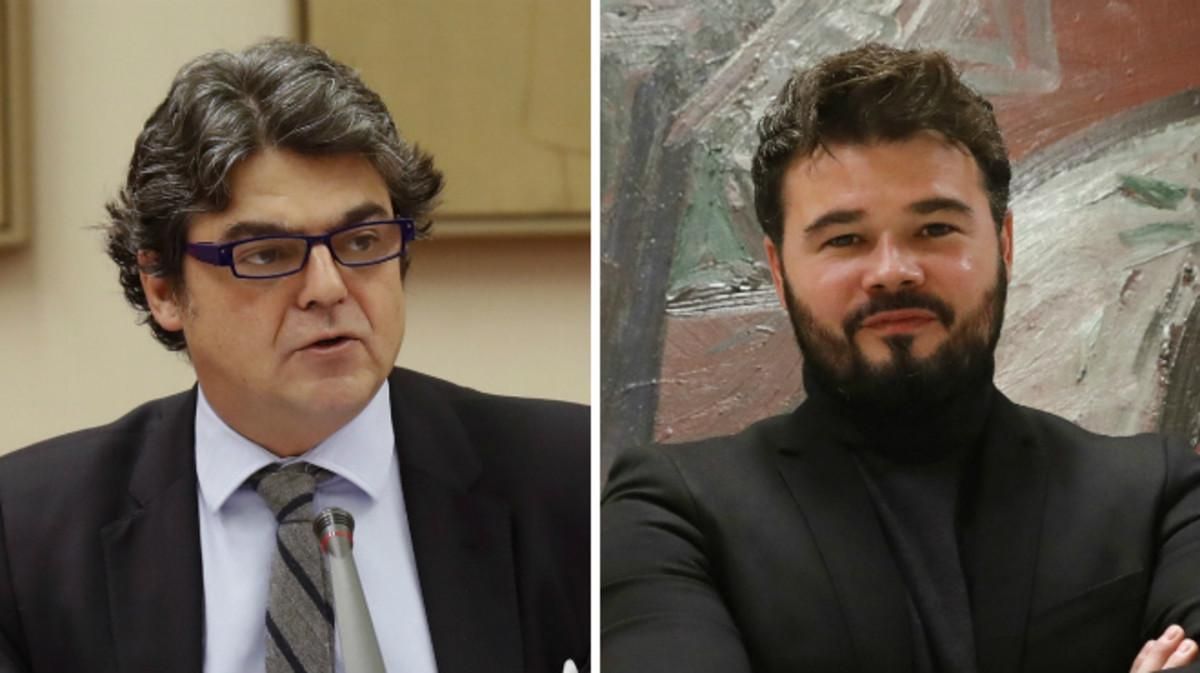 Rufián, Moragas i una "xafarderia" Rufián, Moragas i una "xafarderia"