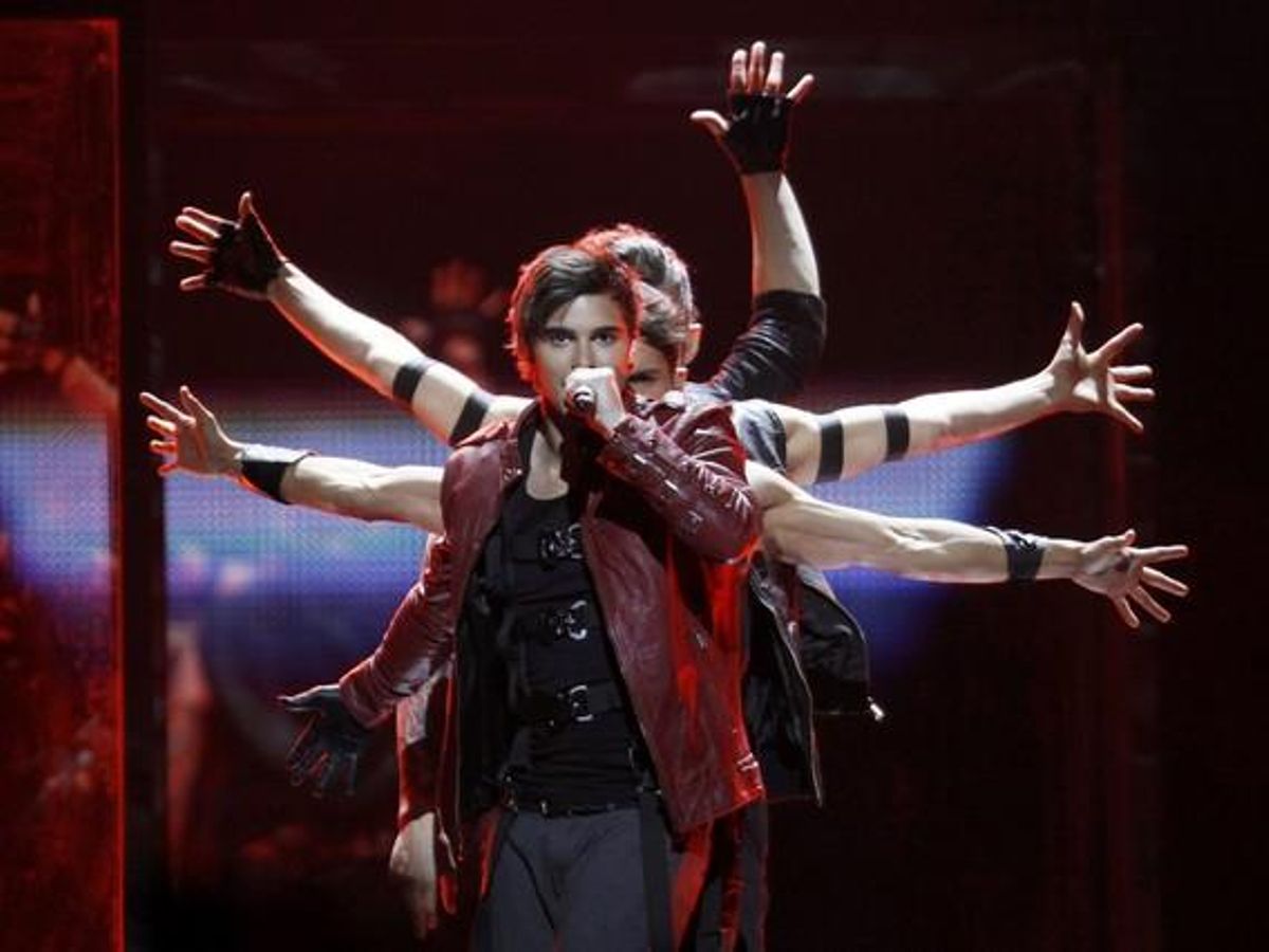 El representante de Suecia en Eurovision, Eric Saade. El representante de Suecia en Eurovision, Eric Saade.