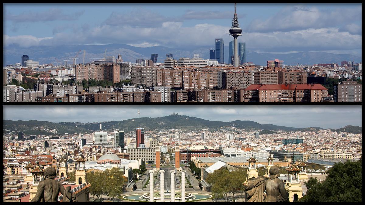 Madrid y Barcelona.