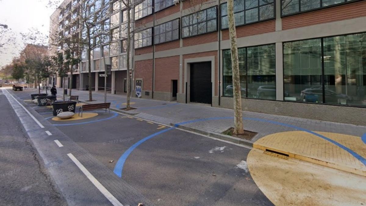 Calle Ciutat de Granada de Barcelona, donde tuvo lugar el suceso