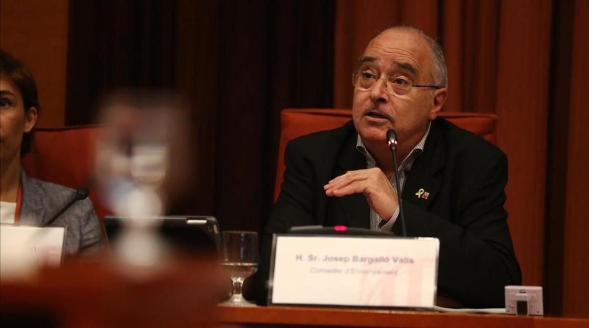 El ’conseller’ de Educació, Josep Bargalló, en el Parlament. El ’conseller’ de Educació, Josep Bargalló, en el Parlament.