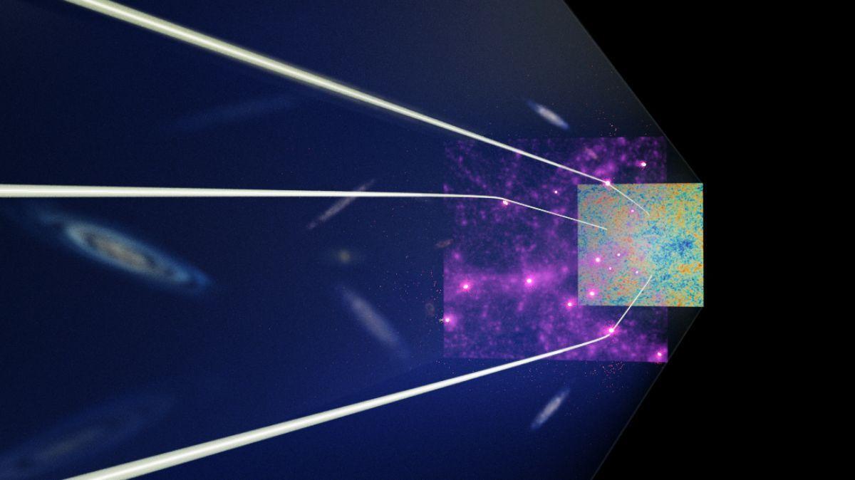 Revelada la distribución de la materia oscura más antigua jamás observada en el Universo