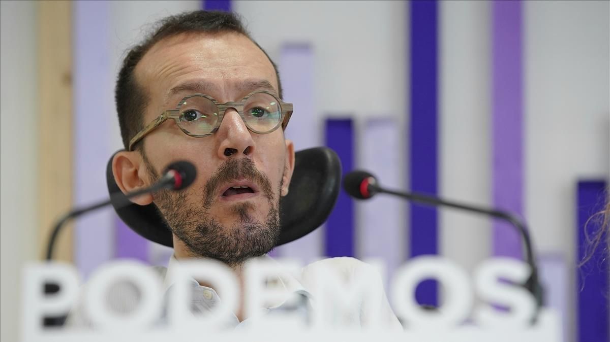 El secretario de Organización de Podemos, Pablo Echenique. El secretario de Organización de Podemos, Pablo Echenique.