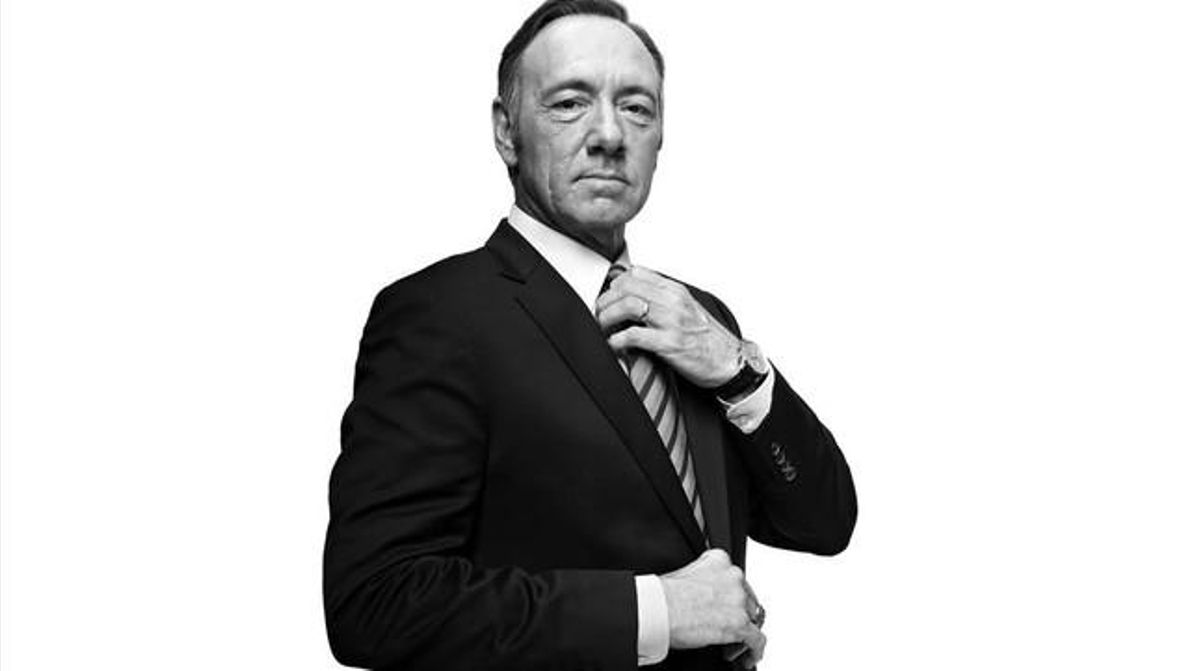 Kevin Spacey, en una imagen promocional de ’House of cards’. Kevin Spacey, en una imagen promocional de ’House of cards’.