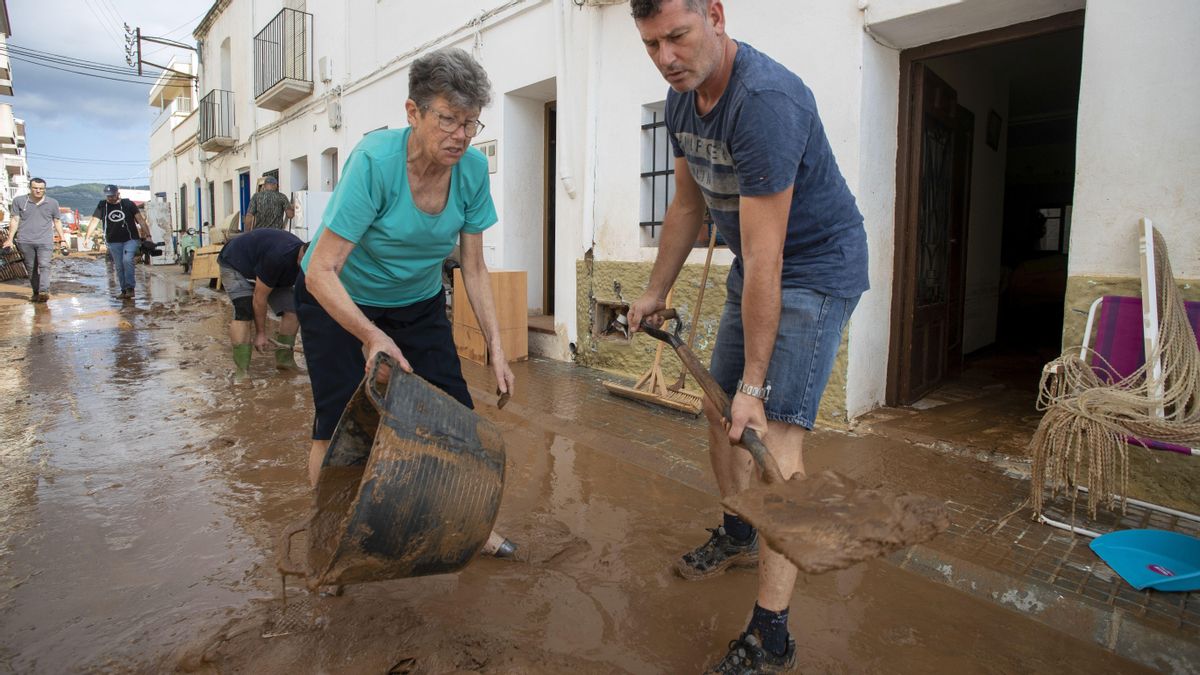 Inundaciones en la zona de Alcanar Inundaciones en la zona de Alcanar