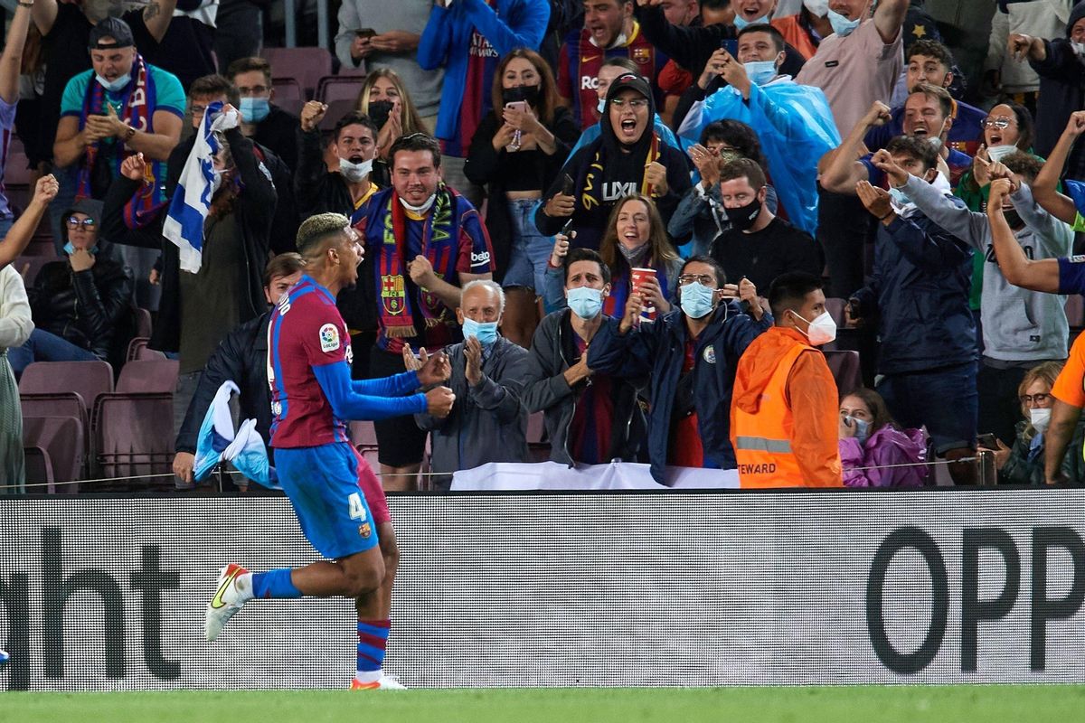 Araujo celebra su gol en el minuto 90 Araujo celebra su gol en el minuto 90
