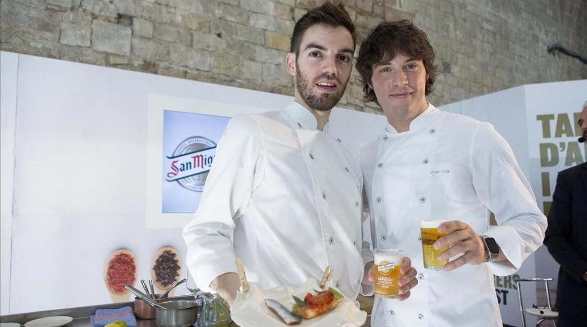 Jordi Cruz y David Andrés, del restaurante ABaC de Barcelona. Jordi Cruz y David Andrés, del restaurante ABaC de Barcelona.
