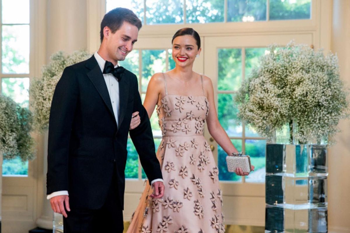 Una imagen de la boda de Miranda Kerr y Evan Spiegel publicada por la modelo en su cuenta de Instagram. Una imagen de la boda de Miranda Kerr y Evan Spiegel publicada por la modelo en su cuenta de Instagram.