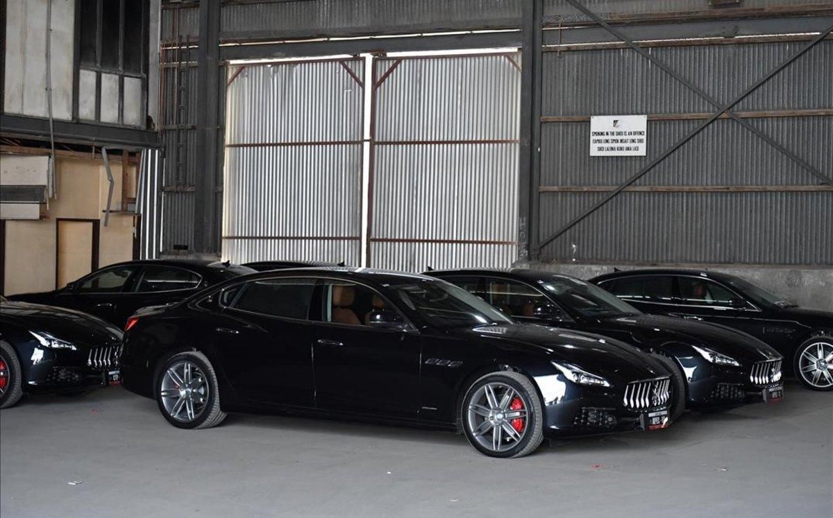 Coches Maserati enviados a Papúa Nueva Guinea para la cumbre de la APEC en noviembre del 2018. Coches Maserati enviados a Papúa Nueva Guinea para la cumbre de la APEC en noviembre del 2018.
